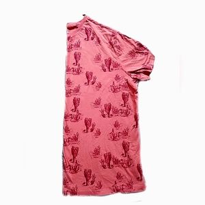 Men's XXL Salmon Colored Cactus Shirt